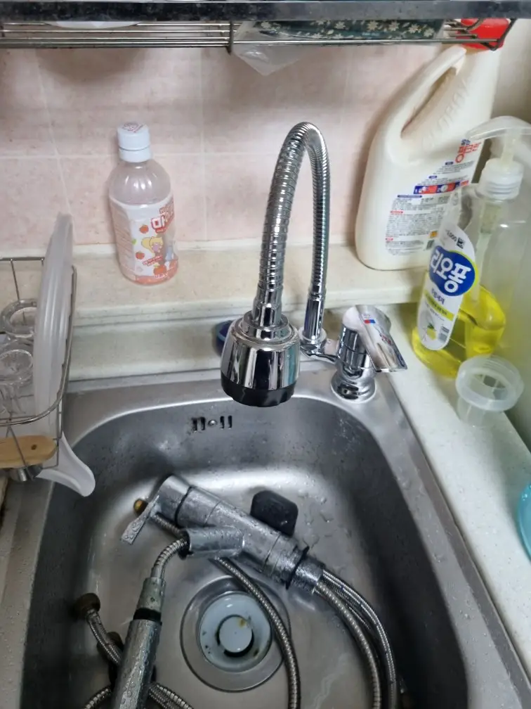 싱크대 수전 교환 17